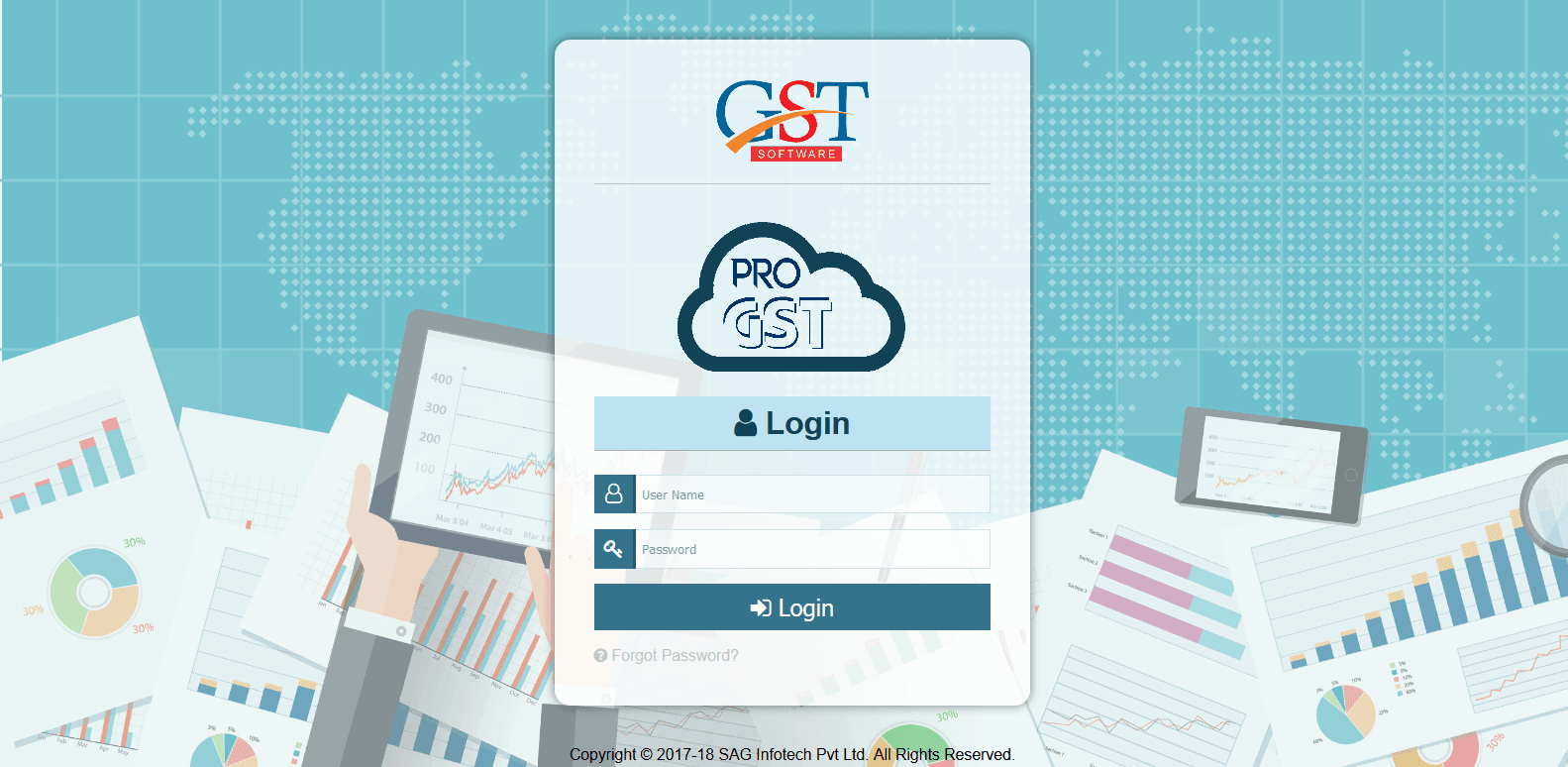 SAG GEN GST Software Login Theme - 09
